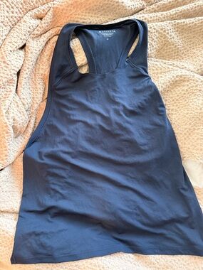 Athleta Deep Navy Racerback Performance Tank